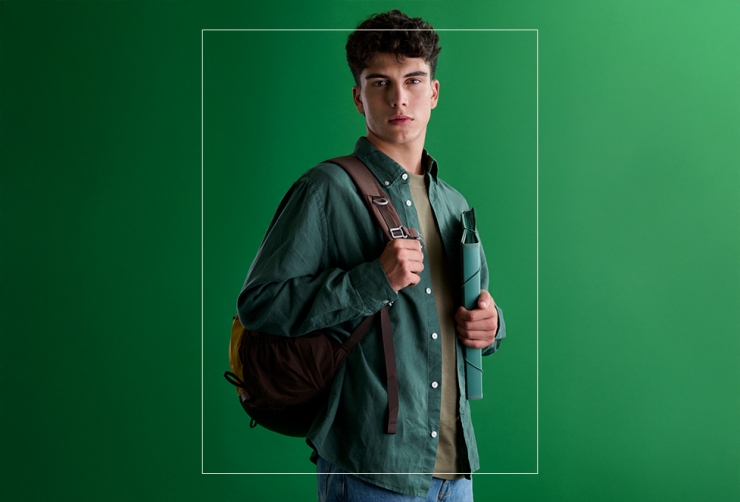 La imatge masculina del nou pack de productes financers.